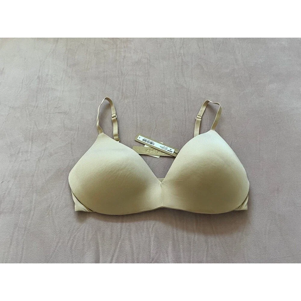 SKIMS WIRELESS FORM PUSH-UP PLUNGE BRA - size 34D- color Clay - new with tags - Picture 11 of 11
